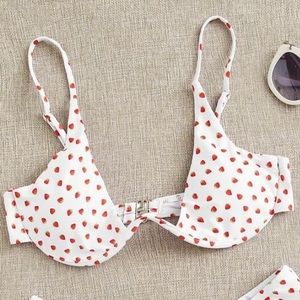 SHEIN STRAWBERRY BIKINI TOP